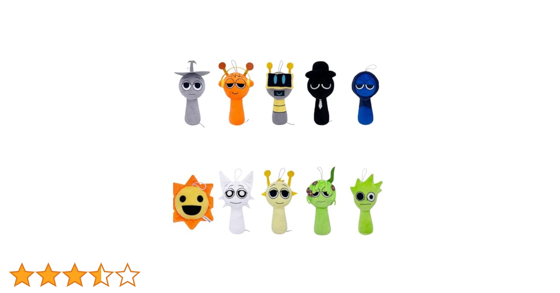 Amazon.co.jp: Splanky Plush Toy (Set of 10) Doll, Horror